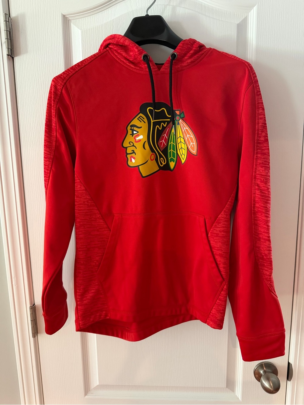 Majestic Red Chicago Blackhawks Zip-Up Hoodie NHL